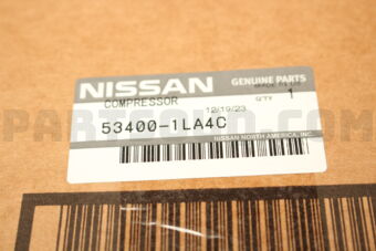 534001LA4C COMPRESSOR ASSY-AIR