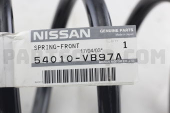 54010VB97A SPRING-FRONT