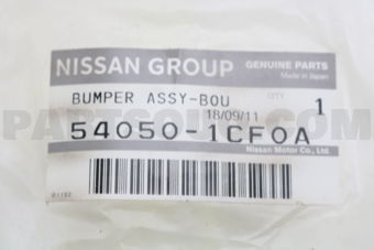 540501CF0A BUMPER ASSY-BOUND