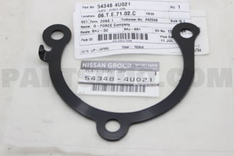 543484U021 PLATE-STRUT,UPPER MOUNTING