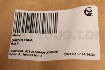 544591KA0A BOLT