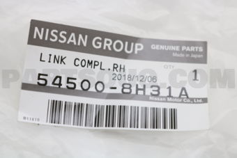 545008H31A LINK COMPL-TRANSVERSE,RH