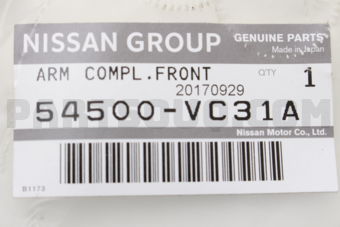 54500VC31A ARM COMPL-LEADING,FRONT SUSPENSION