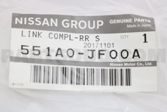 551A0JF00A LINK COMPL-REAR SUSPENSION LOWER,F