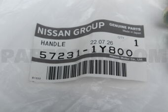572311Y800 HANDLE-SPARE WHEEL CLAMP