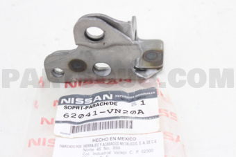 62041VN20A BRACKET-FRONT BUMPER,LH