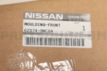 620749NC0A MOULDING-FRONT BUMPER,RH