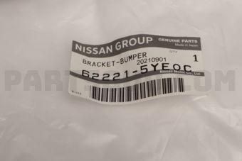 622215YE0C BRACKET-BUMPER