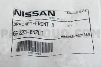 62223BN700 BRACKET-FRONT BUMPER SIDE,LH