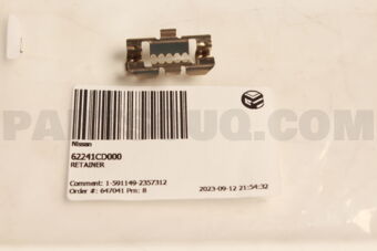 62241CD000 Nissan RETAINER
