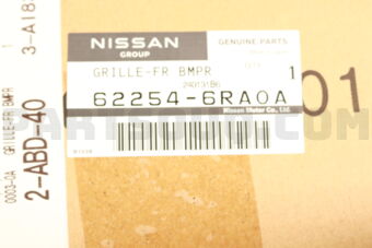 622546RA0A GRILLE-FRONT BUMPER