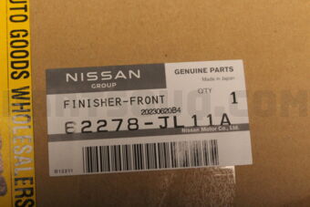 62278JL11A FINISHER-FRONT BUMPER