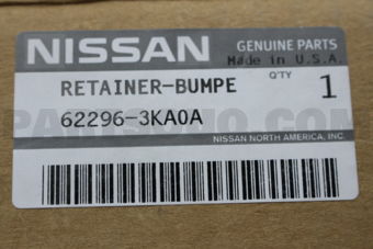 622963KA0A RETAINER-BUMPER STAY