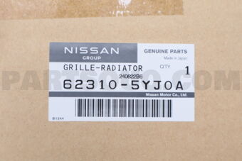 623105YJ0A Nissan GRILLE-RADIATOR