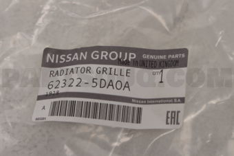 623225DA0A RADIATOR GRILLE