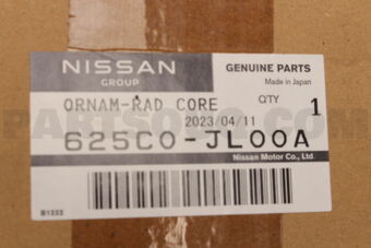 625C0JL00A ORNAMENT-RADIATOR CORE SUPPORT