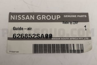 626852SA00 GUIDE-AIR,FRONT