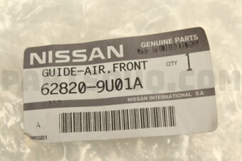 628209U01A GUIDE-AIR,FRONT LH