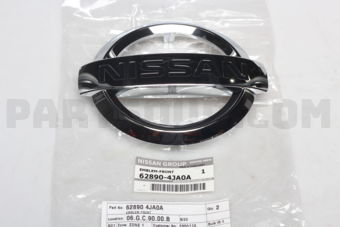 628904JA0A EMBLEM FRONT