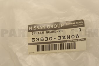 638303XN0A SPLASH GUARD RH