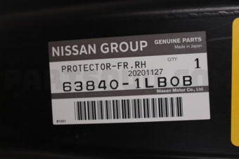 638401LB0B PROTECTOR FRT RH