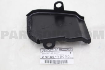 63845VB000 PROTECTOR-FRONT FENDER,FRONT LH