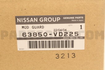 63850VD225 MUD GUARD-FRONT