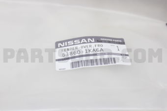638601KA6A FENDER-OVER,FRONT RH