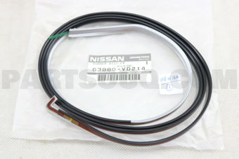 63880VD214 Nissan RUBBER ASSY-OVER FENDER,FRONT