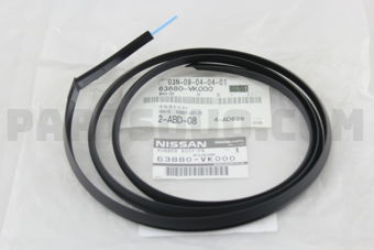 63880VK000 RUBBER ASSY-FRONT,RH