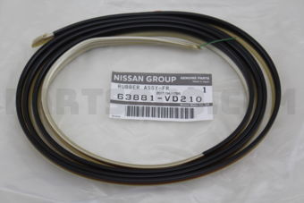 63881VD210 RUBBER ASSY-OVER FENDER,FRONT