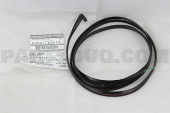 63881VD212 RUBBER ASSY-OVER FENDER,FRONT