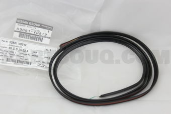 63881VD212 RUBBER ASSY-OVER FENDER,FRONT