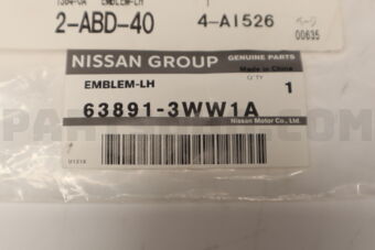 638913WW1A EMBLEM-LH