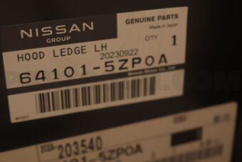 641015ZP0A HOOD LEDGE LH