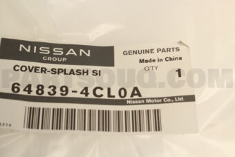 648394CL0A COVER SPLASH SI