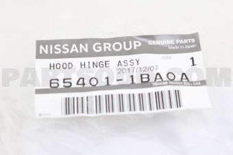 654011BA0A HINGE ASSY-HOOD,LH
