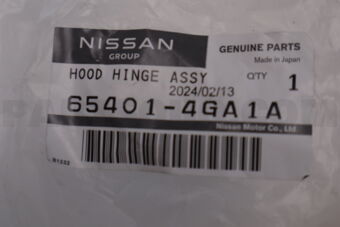 654014GA1A Nissan HOOD HINGE ASSY