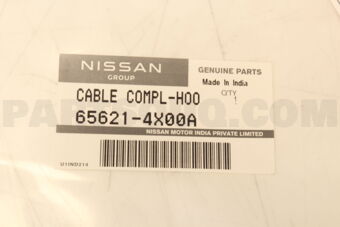 656214X00A CABLE ASSY-HOOD LOCK CONTROL