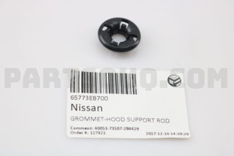65773EB700 GROMMET-HOOD SUPPORT ROD