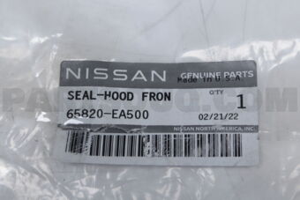 65820EA500 SEAL-HOOD FRONT