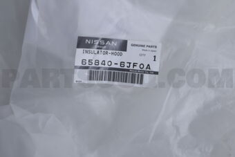 658406JF0A Nissan INSULATOR HOOD