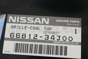 6681234J00 GRILLE-COWL TOP