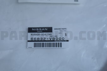 66832VB000 Nissan SEAL-COWL TOP