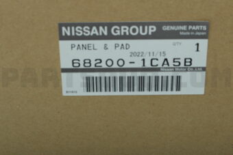 682001CA5B PANEL &amp; PAD ASSY-INSTRUMENT