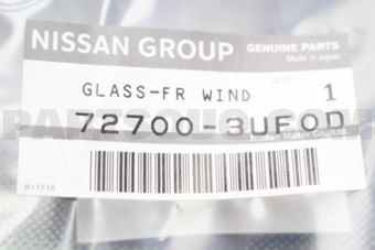 727003UF0D GLASS FR WIND