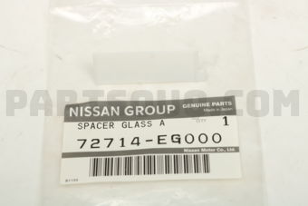 72714EG000 SPACER-GLASS,A