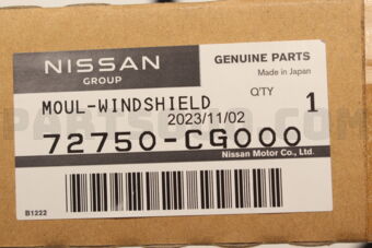 72750CG000 MOUL-WINDSHIELD