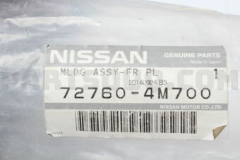 727604M700 MOULDING-WINDSHIELD SIDE,RH