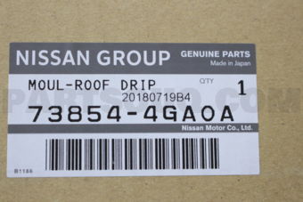 738544GA0A MOUL-ROOF DRIP